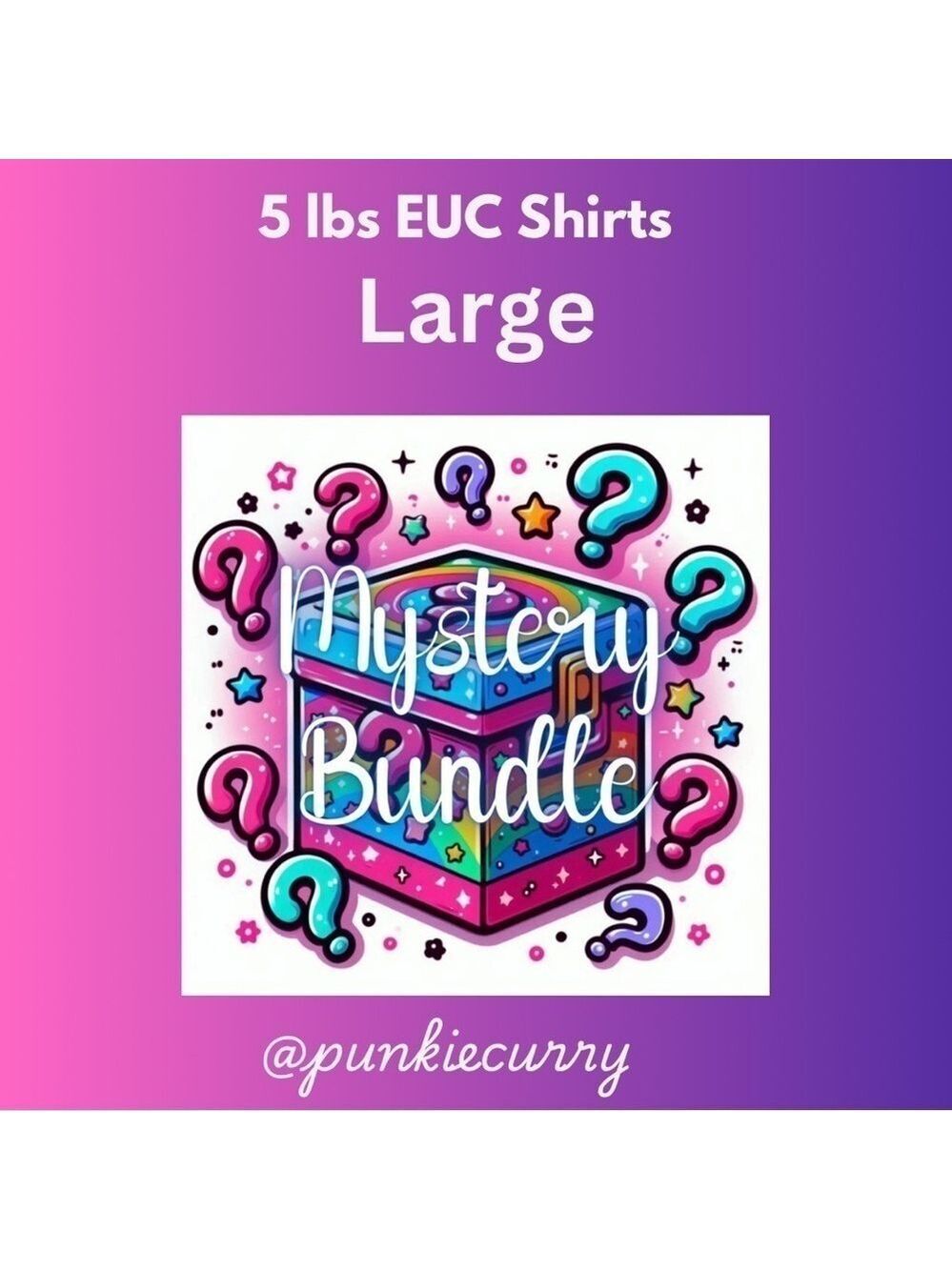 Mystery Box 5lbs - EUC Shirts - Large